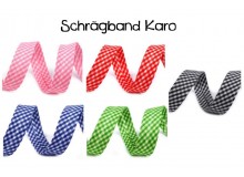 Schrägband Kariert Vichy